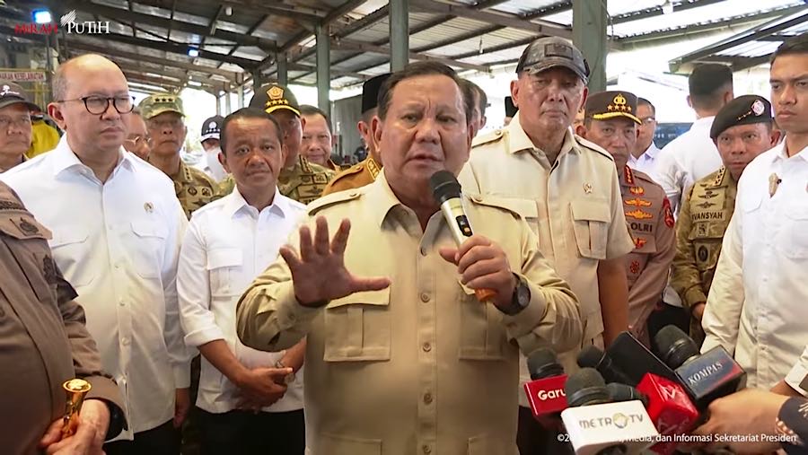Prabowo Tegaskan Komitmen Berantas Tambang Ilegal Usai Negara Rugi Rp 300 Triliun